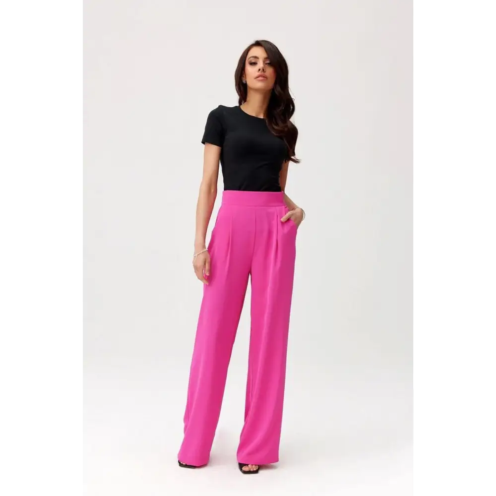 Women trousers roco fashion - pink 2 / 34