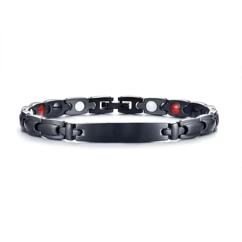 Womens Black Magnetic Bracelet - Nexellus