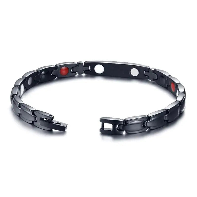 Womens Black Magnetic Bracelet - Nexellus