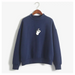 Women's Casual Love Gesture Crewneck Sweatshirt Ulzzang Sudadera Nexellus