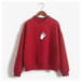 Women's Casual Love Gesture Crewneck Sweatshirt Ulzzang Sudadera Nexellus