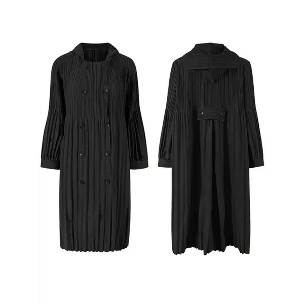 Women’s double breasted buttons pleats dress cardigan Nexellus