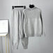 Women's Knit Sweater Tracksuit Fashion Loose Pant Set for Thick Warm Casual Wear Nexellus