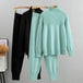 Women's Knit Sweater Tracksuit Fashion Loose Pant Set for Thick Warm Casual Wear Nexellus