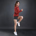 Women's Long Sleeve Running T-Shirts Quick Dry Gym Fitness Hooded Yoga Tops Nexellus