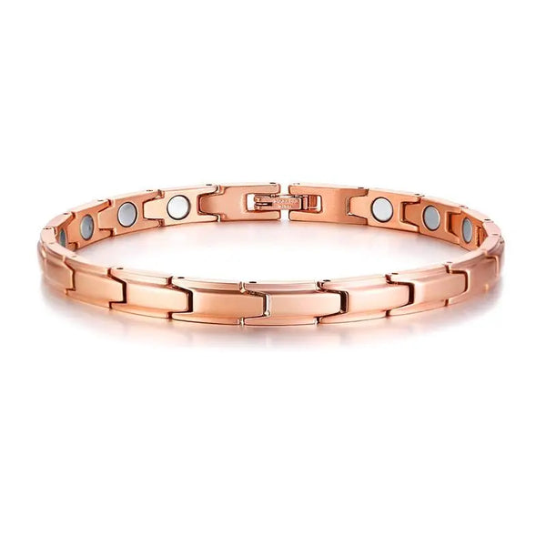 Womens Magnetic Bracelet Rose Gold Nexellus