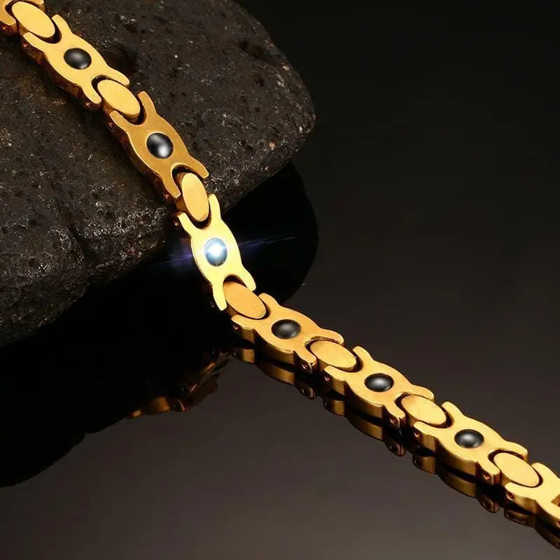 Womens Magnetic Bracelets Gold Nexellus