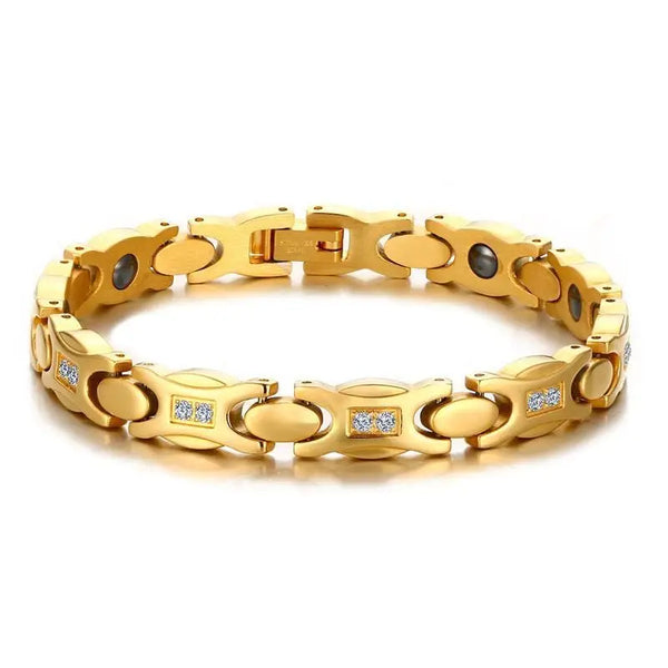 Womens Magnetic Bracelets Gold Nexellus