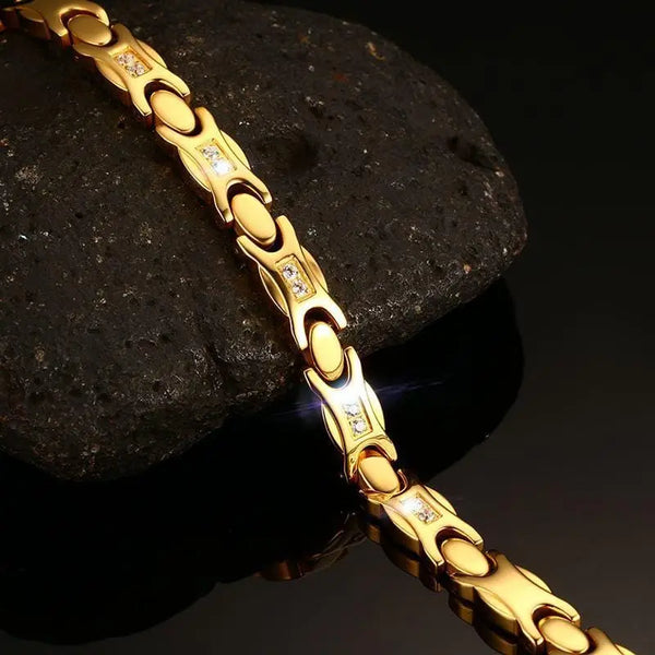 Womens Magnetic Bracelets Gold Nexellus