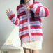 Women's plush casual knitwears long sleeve jacket Nexellus