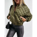 Women's short zip closure quilted jacket Nexellus