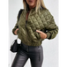 Women's short zip closure quilted jacket Nexellus