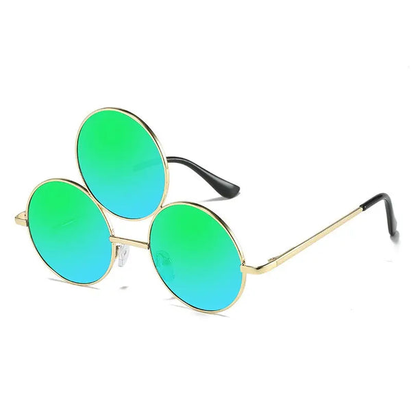 Women's Sunglasses Personality Retro Metal Glasses Nexellus