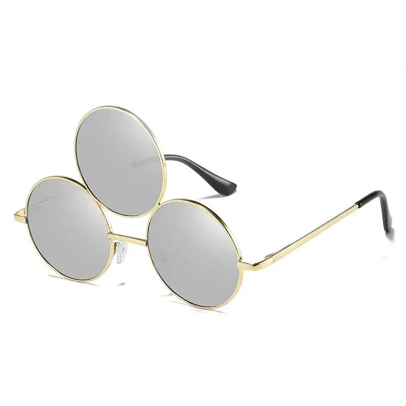 Women's Sunglasses Personality Retro Metal Glasses Nexellus