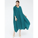 Women’s three quarter length sleeves pullover style luster a line midi Nexellus