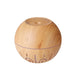 Wood grain light speed ball humidifier home car mini usb aromatherapy Nexellus