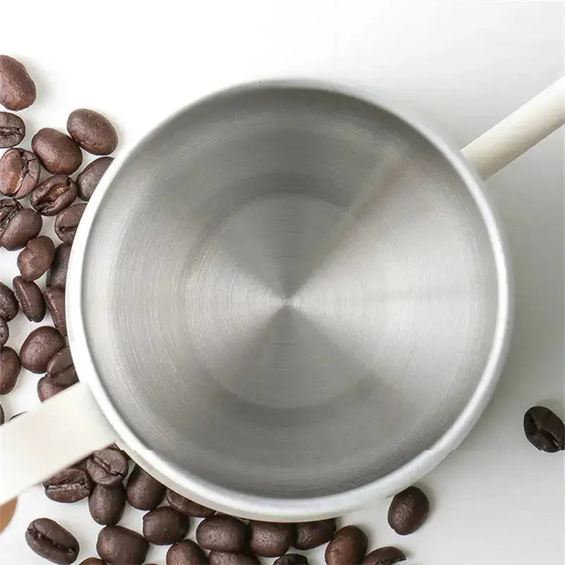 Wooden handle stainless steel coffee hand brew pot 650ml Nexellus