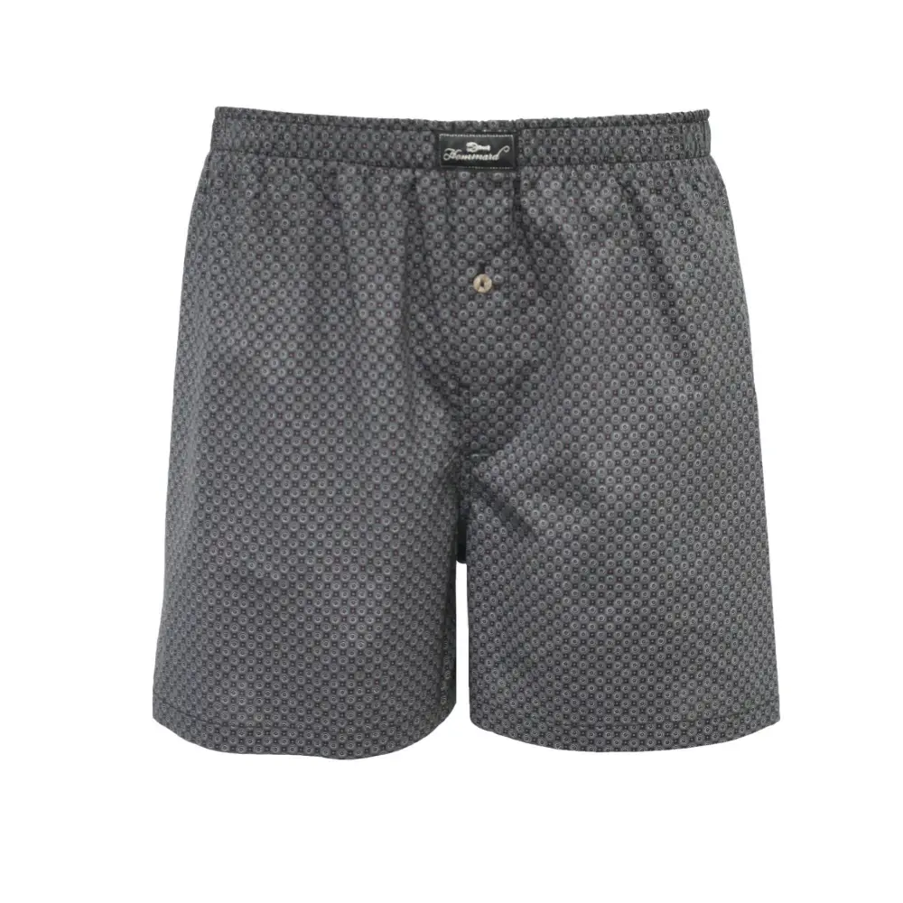 Woven Cotton Boxer Shorts Navy Red Dot Nexellus