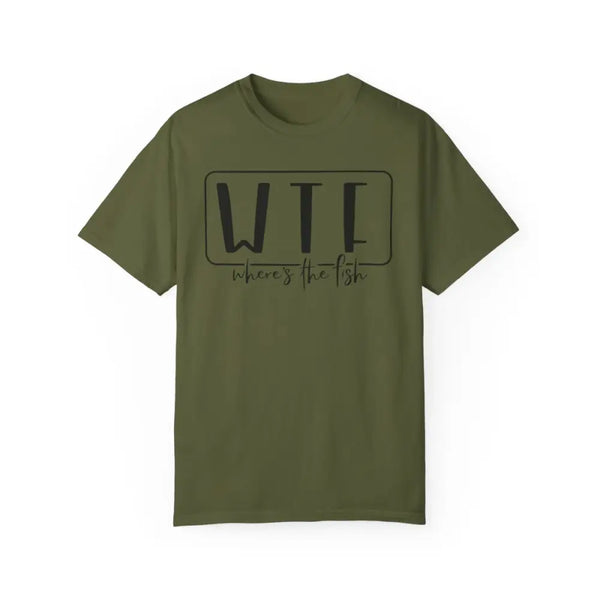 Wtf – where’s the fish unisex garment-dyed t-shirt