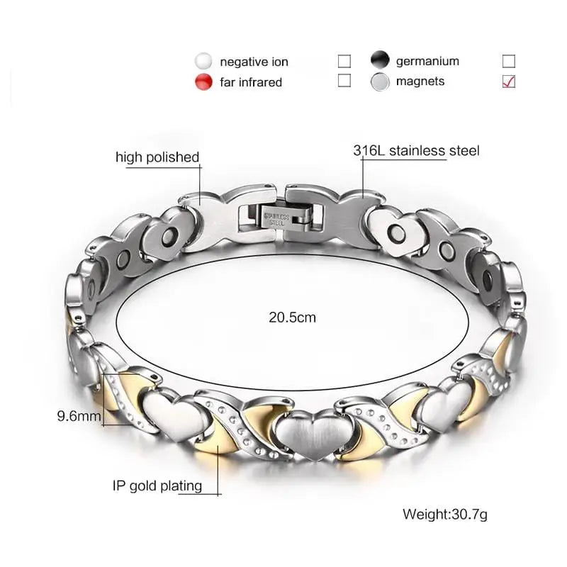 XOXO love Magnetic  Bracelet  for Women - Nexellus