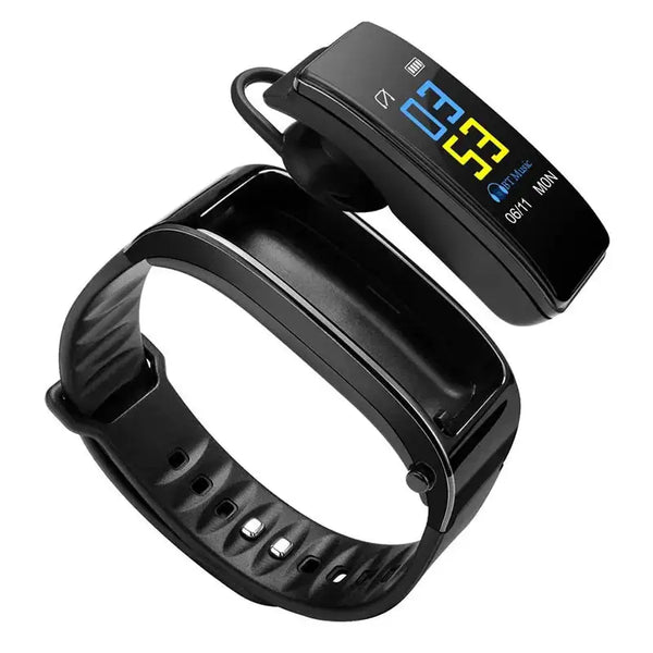 Y3 plus bluetooth headset smart bracelet 2 in 1 watch with earbuds Nexellus