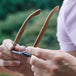 Zebra wood classic style sunglasses with black polarized lenses Nexellus